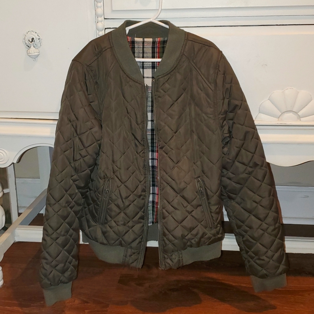Full Tilt quilted and flannel reversible jacket